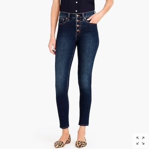 J.Crew 9” High-Rise Button Fly Jeans